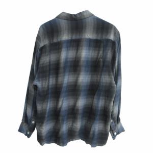 WACKO MARIA The Guilty Parties シャツ グレー×ブルー