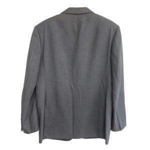 GIORGIO ARMANI シングルスーツ セットアップ 3B 総裏 チェック柄 フォーマル グレー 50 約L