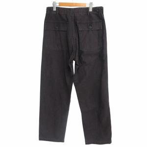 orSlow US ARMY FATIGUE ファティーグパンツ 5002 ベイカーパンツ ユーティリティトラウザー ブラックストーン 大きいサイズ