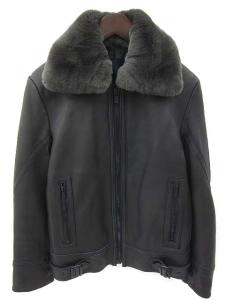 × nano universe 16AW ラムレザーB-3ジャケット