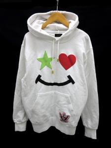 パーカー プルオーバー 白 ホワイト S