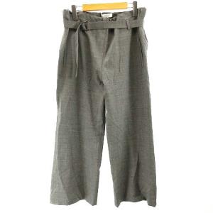 近年モデル ストレッチパンツ スラックス ベルト付き