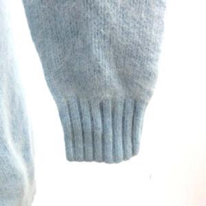 Diagram GRACE CONTINENTAL アンゴラニット ふわふわロングカーディガン ライトブルー 36 約S IBO3