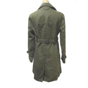 ANYA HINDMARCH ダブルコート ベルト付きグリーン