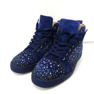 Christian Louboutin 17SS コレクション スニーカー ハイカット ラインストーン