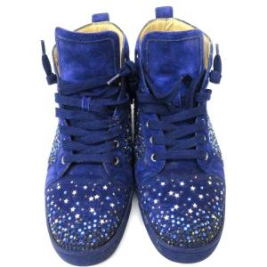 Christian Louboutin 17SS コレクション スニーカー ハイカット ラインストーン