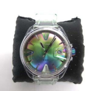 DIESEL 20SS 腕時計 エムエスナイン MS9 クリアベルト DZ-1926