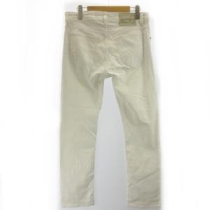 JACOB COHEN デニムパンツ ジーンズ ボタンフライ ストレート ストレッチ 31 ホワイト