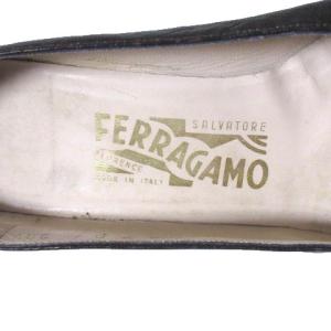 Salvatore Ferragamo レザーパンプス ブラウン