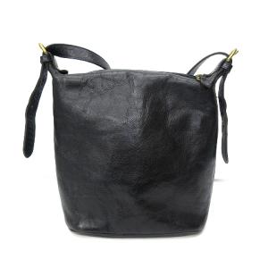 IL BISONTE ショルダーバッグ バケツバッグ レザー