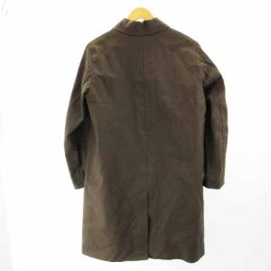 MACKINTOSH CHURCH’S ENGLAND ゴム引きコート ステンカラー ライナー付 36 ブラウン