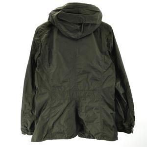 TOMORROWLAND ブルゾン ジャケット フード ハーフコート ポケット スタンドカラー ダークグリーン 緑 50 約L