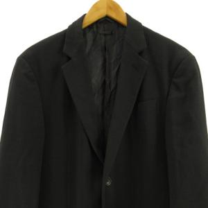 GIORGIO ARMANI テーラードジャケット ブレザー 背抜き 2B フォーマル 46 黒 ブラック