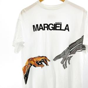 Martin Margiela 10 19SS HAND PRINT Tシャツ 白 46