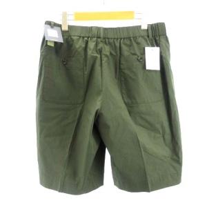 INCOTEX ポプリンショートパンツ ハーフパンツ アローズ取扱い ダークグリーン 52 約L
