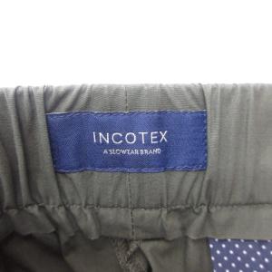 INCOTEX ポプリンショートパンツ ハーフパンツ アローズ取扱い ダークグリーン 52 約L