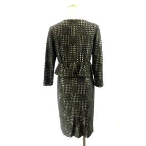 Diagram GRACE CONTINENTAL 腰フリルワンピース ダークグレー