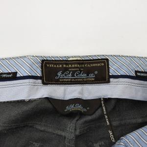 JACOB COHEN ストレッチ ウール パンツ スラックス 5ポケット イタリア製 グレー