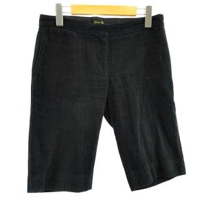 コーデュロイショートパンツ 38 ネイビー