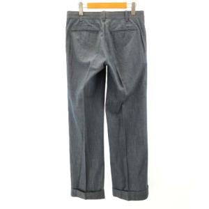 Drawer ワイドパンツ スラックス ブルーグレー