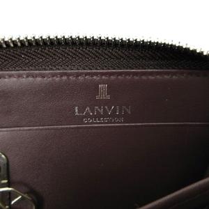 LANVIN クウルールドヴァン コインケース キーケース ポーチ 小銭入れ ブラウン 茶