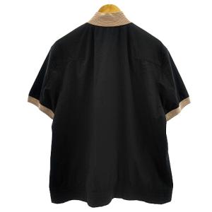 PRADA SPORT ナイロンジャケット トリコロール ベンチレーション M ブラック