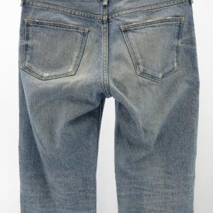 upper hights デニムパンツ THE HIS カットオフ クロップド ダメージ加工 187107 ライトブルー