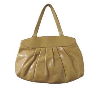 FURLA トートバッグ 皮革 チャーム ベージュ 