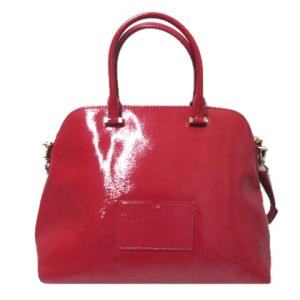 kate spade new york 2way牛皮レザーハンドバッグ レッド