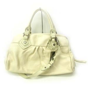 ボストンバッグ シボレザー 2WAY ショルダーベルト付き アイボリー IBO15