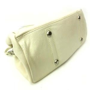 MARC by MARC JACOBS ボストンバッグ シボレザー 2WAY ショルダーベルト付き アイボリー IBO15