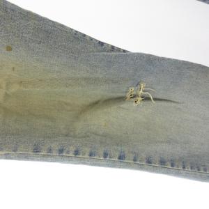 DOLCE&GABBANA Jeans デニムパンツ ジーンズ ダメージ加工 31×45 インディゴブルー IBO15