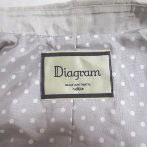 Diagram GRACE CONTINENTAL コート バックリボン 36 グレー