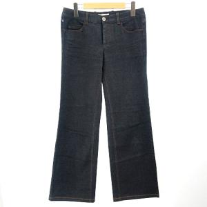 ワイドストレートストレッチデニムパンツ 38 インディゴ