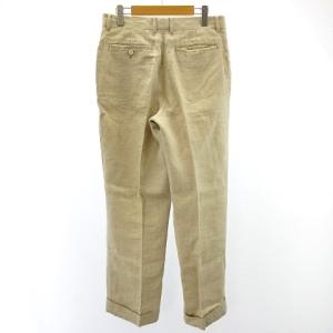 AURALEE 18SS LINEN GABARDINE SLACKS スラックスパンツ ベージュ