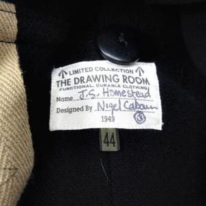 Nigel Cabourn J.S.Homestead 別注 THE DRAWING ROOM ウールメルトンＰコート ネイビー 