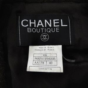 CHANEL ヴィンテージ 95A ツイードジャケット ココマークボタン 40