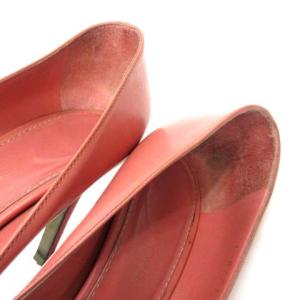 Sergio Rossi パンプス アーモンドトゥ パテントレザー ピンク 37 