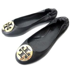 Tロゴフラットシューズ 7 1 ブラック 