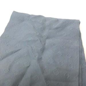 GIORGIO ARMANI シルクマフラー ブルーグレー