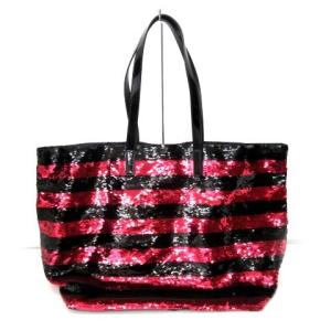 PRADA BR4727 PAILLETTES トートバッグ スパンコール ピンク 黒