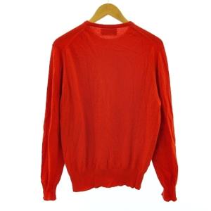 BALLANTYNE カシミヤ セーター ニット クルーネック レッド L