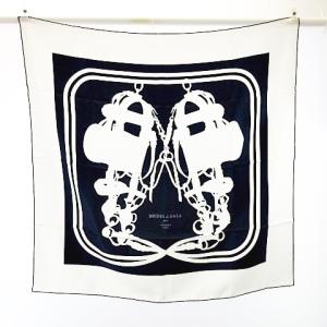 BRIDES de GALA 式典用馬勒 カレ 90 ネイビー 白