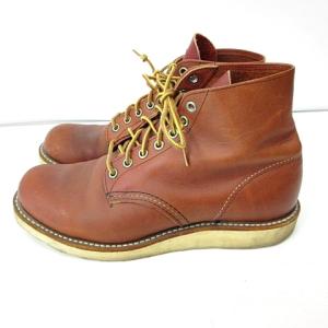 RED WING 8166 CLASSIC PLAIN TOE ワークブーツ オロラセット 8D ブラウン
