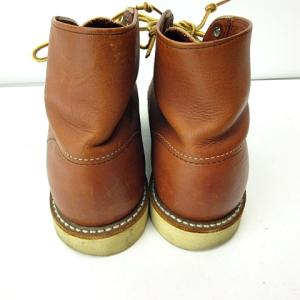 RED WING 8166 CLASSIC PLAIN TOE ワークブーツ オロラセット 8D ブラウン