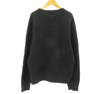 POLO RALPH LAUREN クルーネックプリントトレーナー 175 ブラック