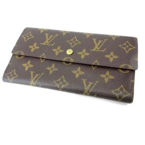 M61217 モノグラム ポルトフォイユ インターナショナル 長財布 三つ折り ブラウン