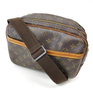 M45254 モノグラム リポーターPM クロスボディバッグ ブラウン