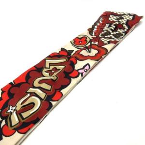 LOUIS VUITTON M76675 バンドー・ストリート モノグラム シルクスカーフ マルチカラー