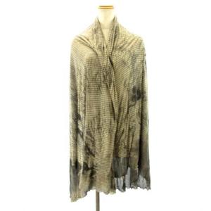 Faliero Sarti 大判ストール ショール モダール ブラウン イタリア製 